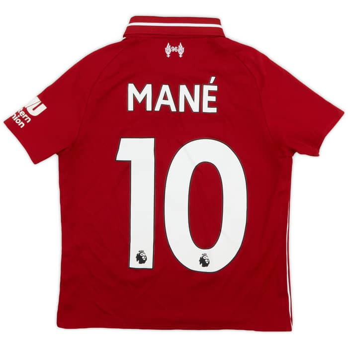 2018-19 Liverpool Home Shirt Mane #10 - 6/10 - (S.Boys)