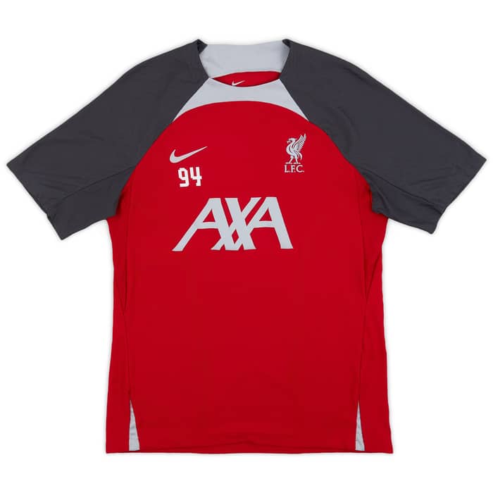 2023-24 Liverpool Player Issue Training Shirt # - 9/10 - (XL)