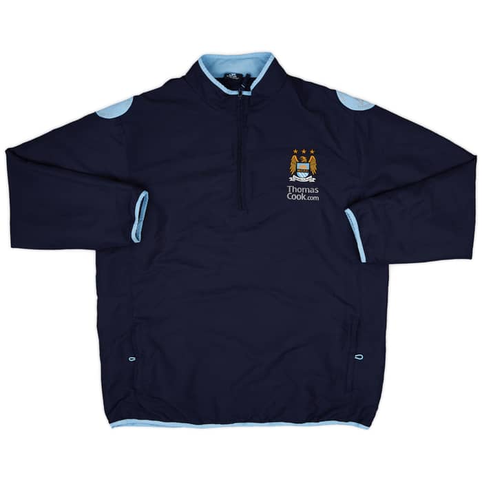 2007-09 Manchester City Le Coq Sportif 1/4 Zip Drill Top - 9/10 - (XXL)