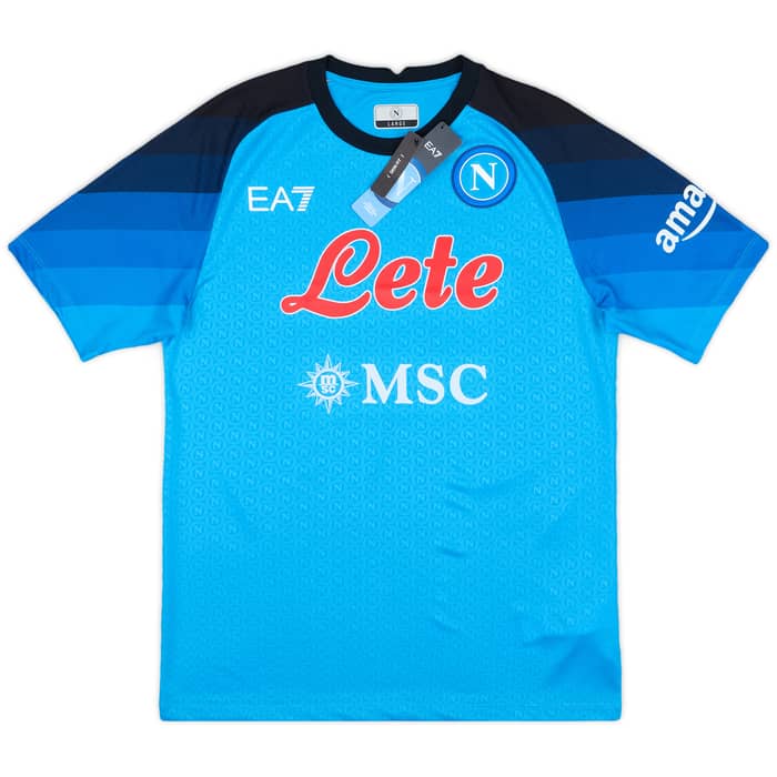 2022-23 Napoli Authentic  Home Shirt Lobotka #68