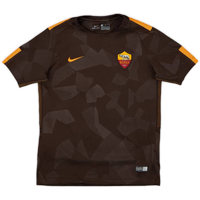 2017-18 Roma Third Shirt - 9/10 - (M.Boys)
