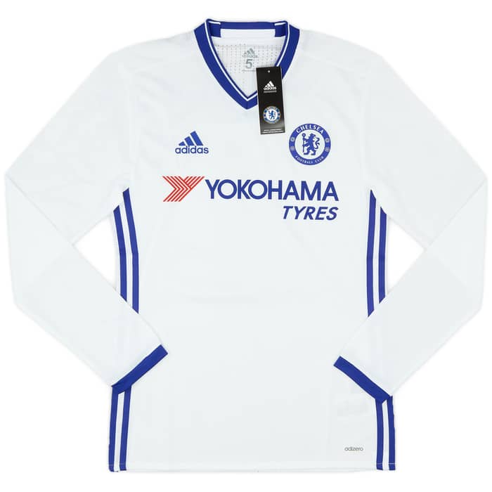 2016-17 Chelsea Player Issue Third L/S Shirt Fabregas #4 (S/M)