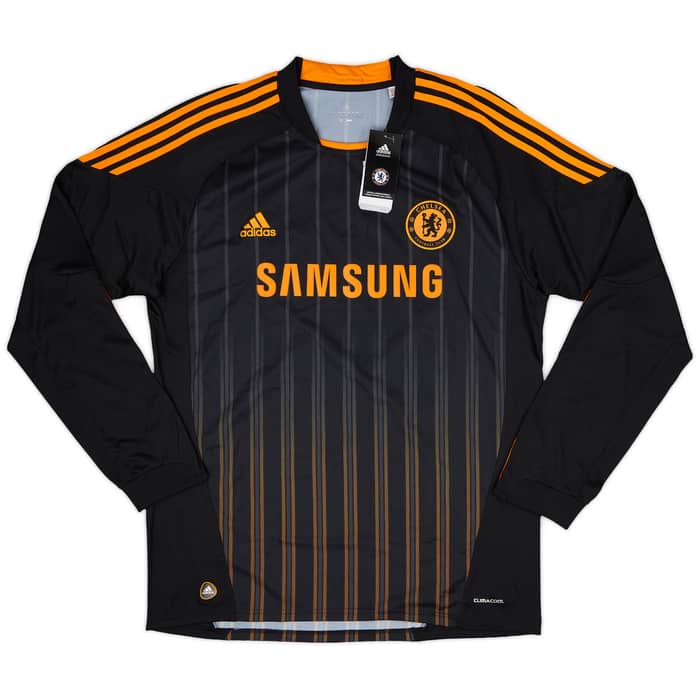 2010-11 Chelsea Away L/S Shirt Drogba #11 (XL)