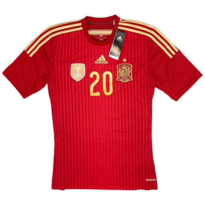 2013-15 Spain Home Shirt S.Cazorla #20 (S)