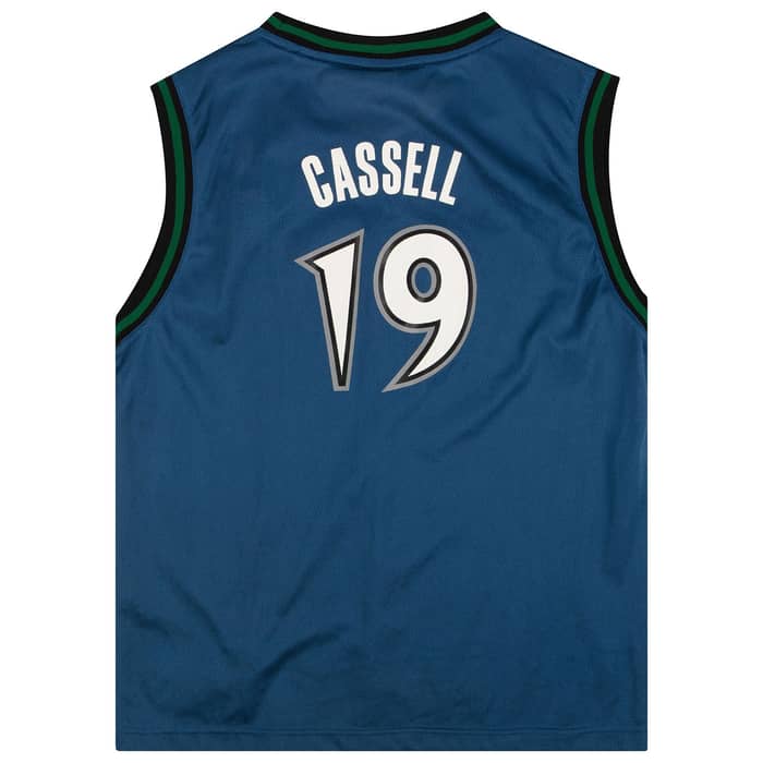 2003-05 Minnesota Timberwolves Cassell #19 Reebok Jersey (Away) Y