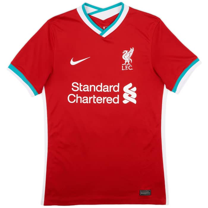 2020-21 Liverpool Home Shirt Virgil #4 - 7/10 - (S)