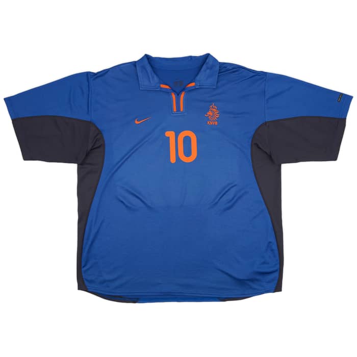 2000-02 Netherlands Away Shirt Bergkamp #10 - 8/10 - (XL)