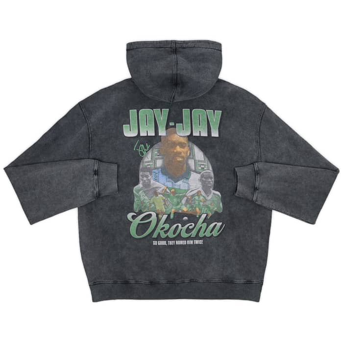Jay-Jay Okocha Nigeria Premium Bootleg Hooded Top