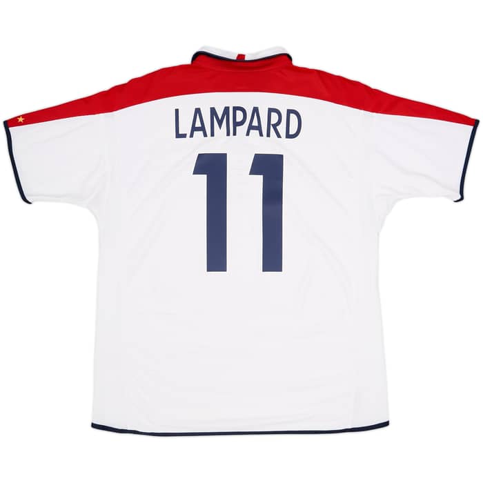 2003-05 England Home Shirt Lampard #11 - 9/10 - (XXL)