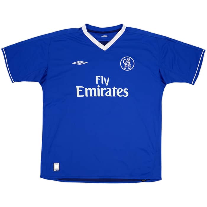 Camiseta de local del Chelsea 2003-05 Mutu #7 - 8/10 - (XL)