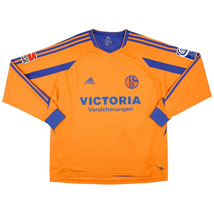 2003-04 Schalke Match Issue Third L/S Shirt Delura #34
