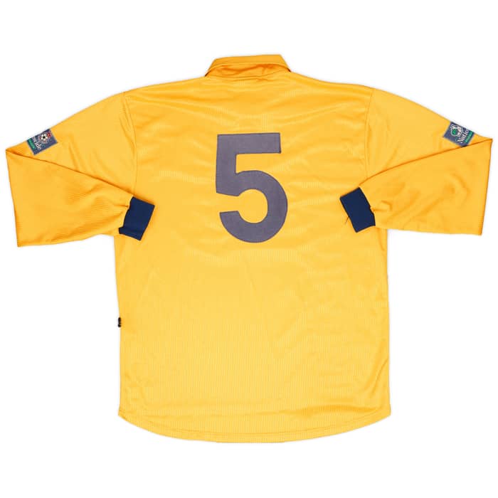 1998-99 Millwall Match Issue Away L/S Shirt #5