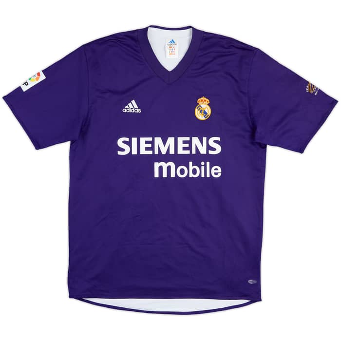 2002-03 Real Madrid Centenary Third Shirt Zidane #5 - 8/10 - (M)