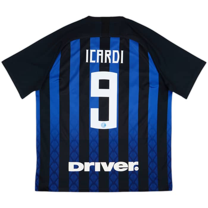 Camiseta de local del Inter Milan 2018-19 Icardi #9 - 6/10 - (XL)