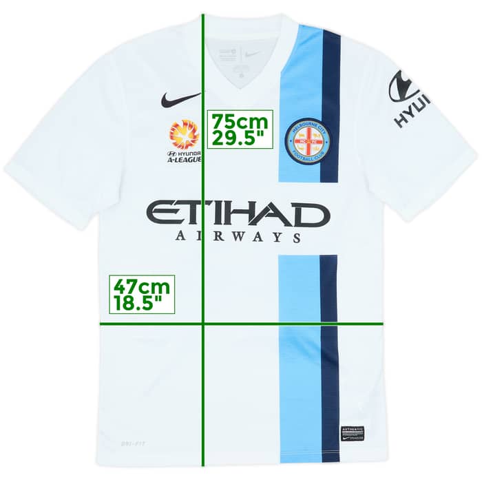 2014-16 Melbourne City Home Shirt - 9/10 - (S)