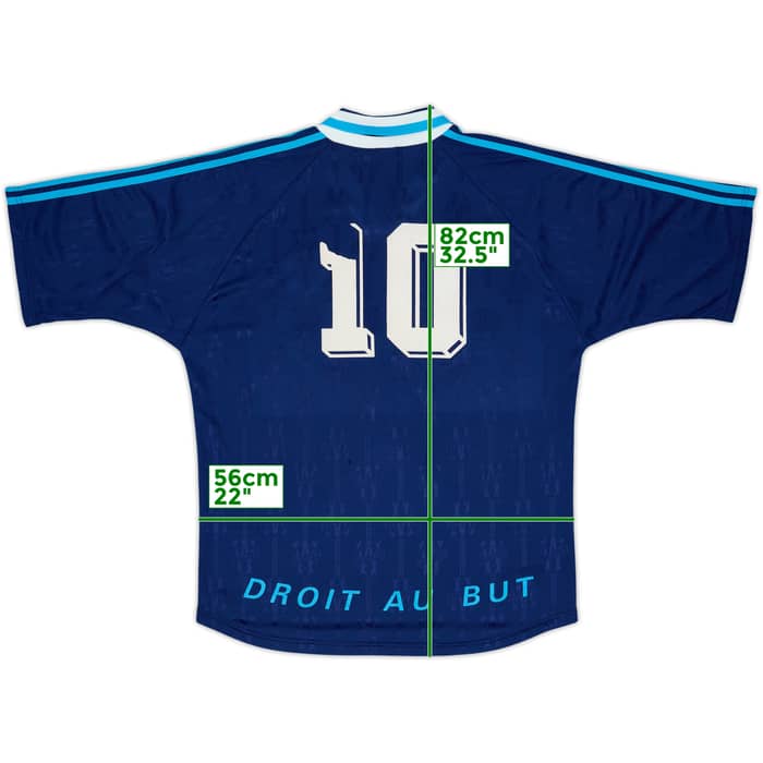 1997-98 Olympique Marseille Third Shirt #10 - 5/10 - (L)