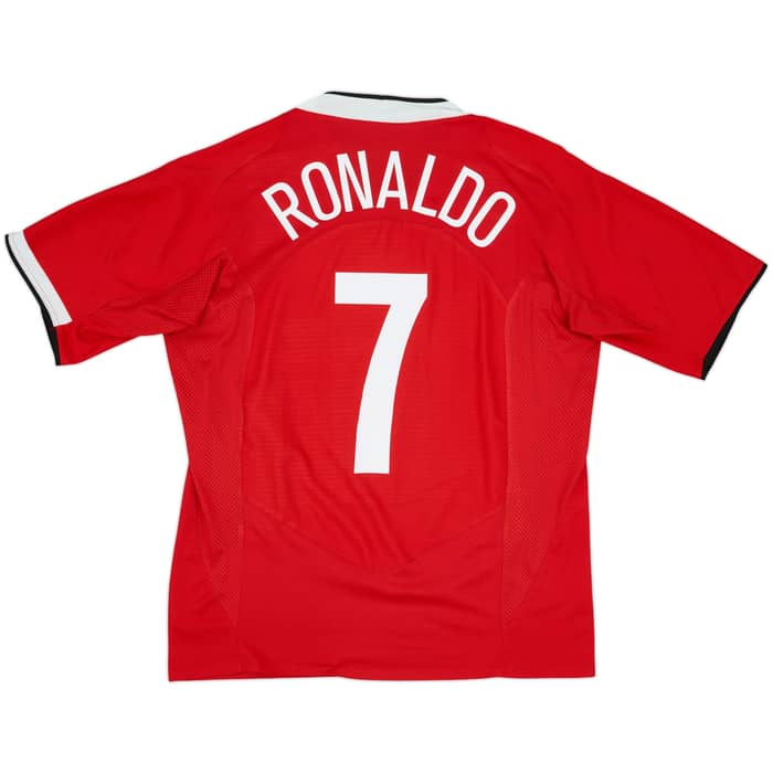 2004-06 Manchester United Home Shirt Ronaldo #7 - 6/10 - (M)