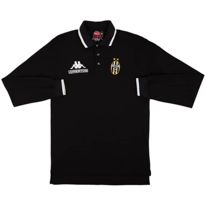 1998-99 Juventus Kappa Polo L/S Shirt - 9/10 - (M)