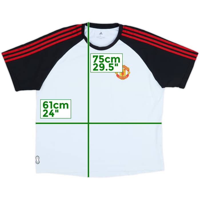 2021-22 Manchester United adidas Teamgeist Leisure Tee - 7/10 - (L)