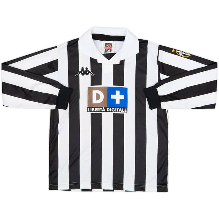 1998-99 Juventus Basic Home L/S Shirt #18 - 6/10 - (XL.Boys)