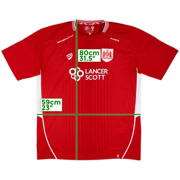 2016-17 Bristol City Home Shirt - 9/10 - (XXL)