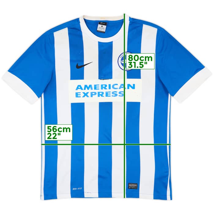 2014-16 Brighton Home Shirt - 4/10 - (L)