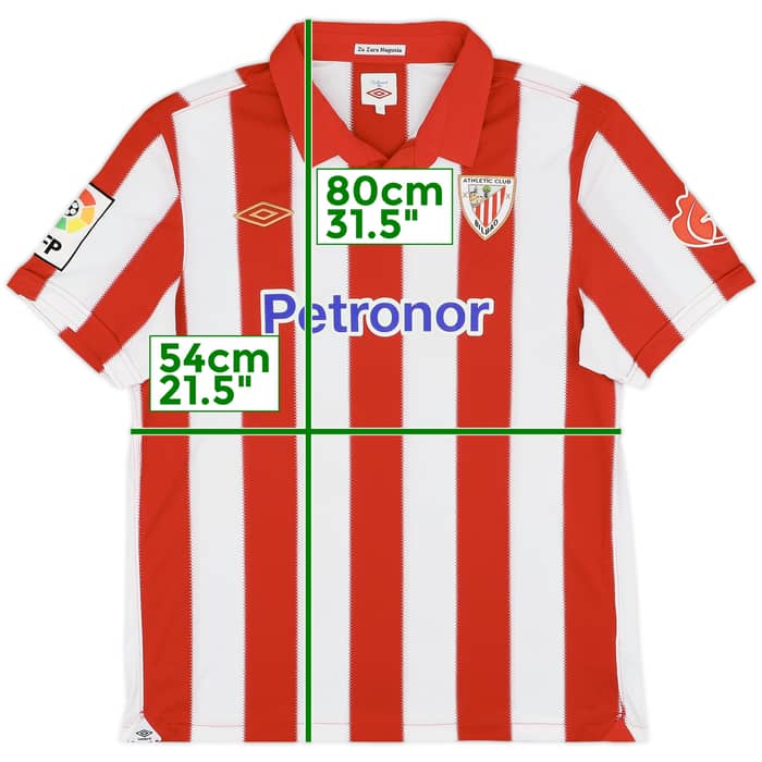 2010-11 Athletic Bilbao Home Shirt - 7/10 - (L)