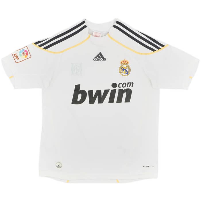 2009-10 Real Madrid Home Shirt Sergio Ramos #4 - 8/10 - (L.Boys)