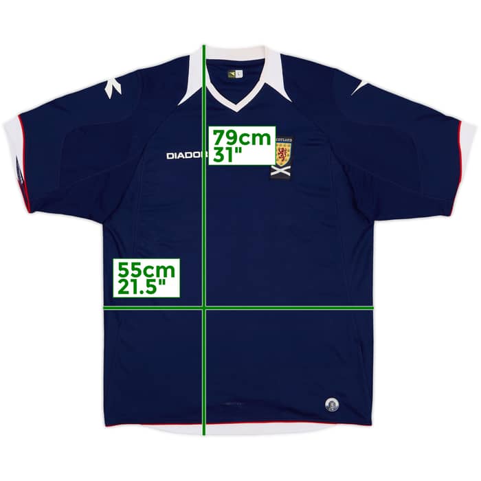 2008-09 Scotland Home Shirt - 7/10 - (L)