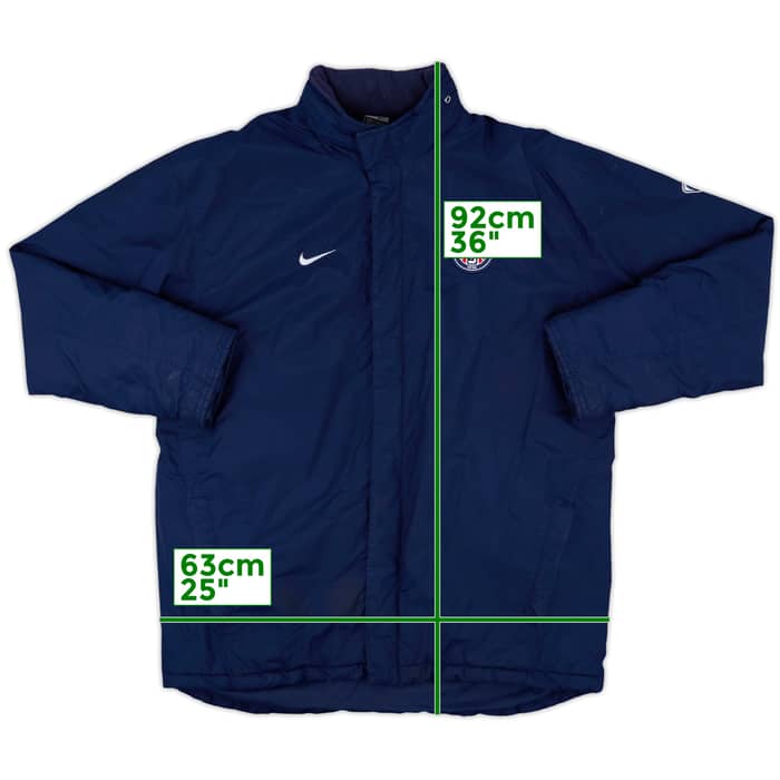 2003-04 Paris Saint-Germain Nike Padded Bench Coat - 8/10 - (L)