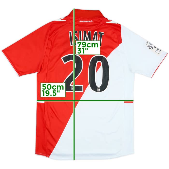 2013-14 Monaco Match Issue Home Shirt Isimat #20