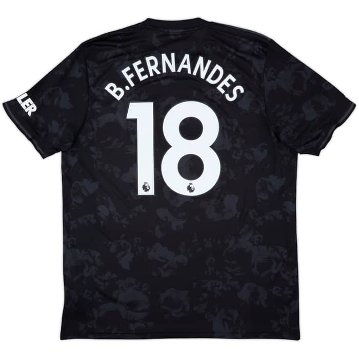 2019-20 Manchester United Third Shirt B.Fernandes #18 - 9/10 - (XL)