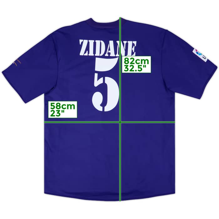 2001 Real Madrid Third Shirt Zidane #5 (XL)