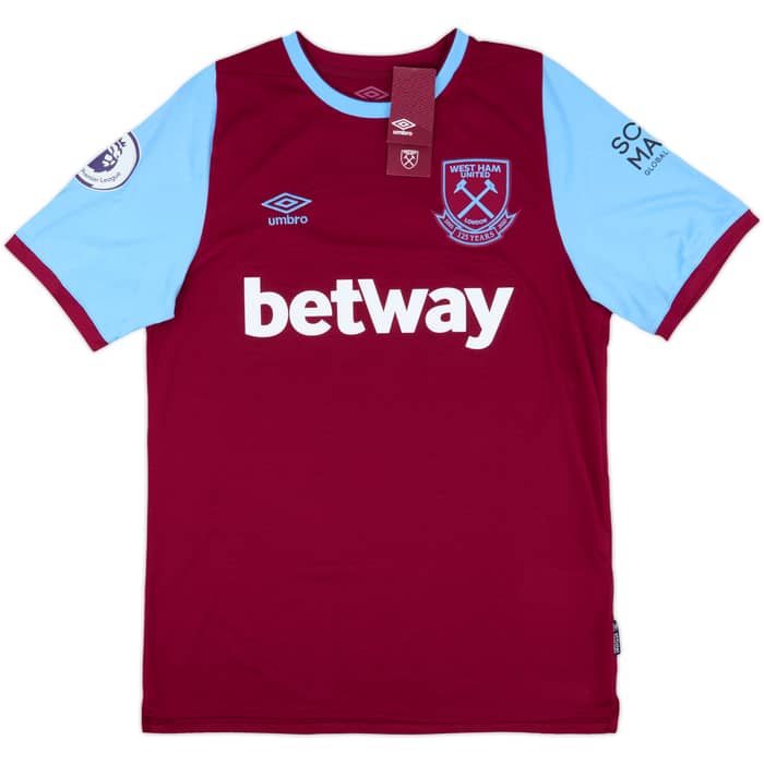 2020-21 West Ham Home Shirt Lingard #11 (L)