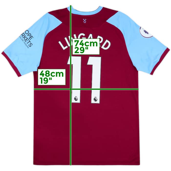 2020-21 West Ham Home Shirt Lingard #11 (L)