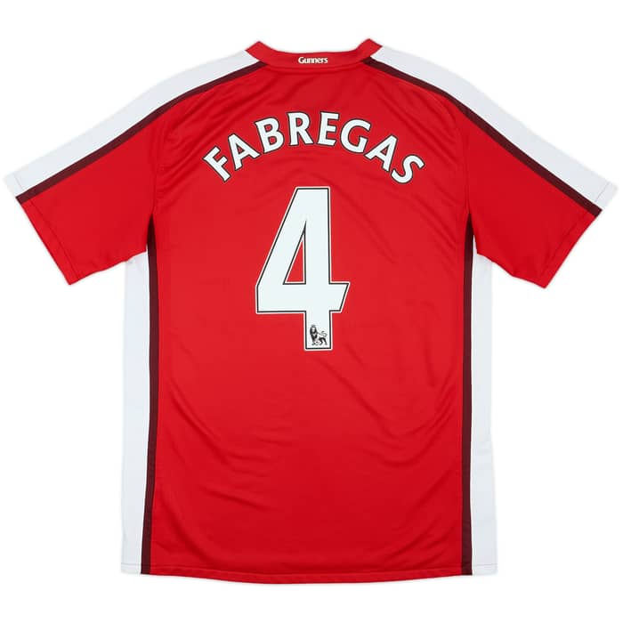 2008-10 Arsenal Home Shirt Fabregas #4 - 8/10 - (M)
