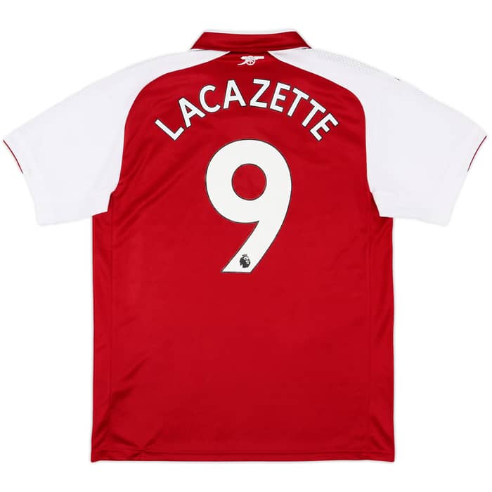 2017-18 Arsenal Home Shirt Lacazette #9 - 8/10 - (M)