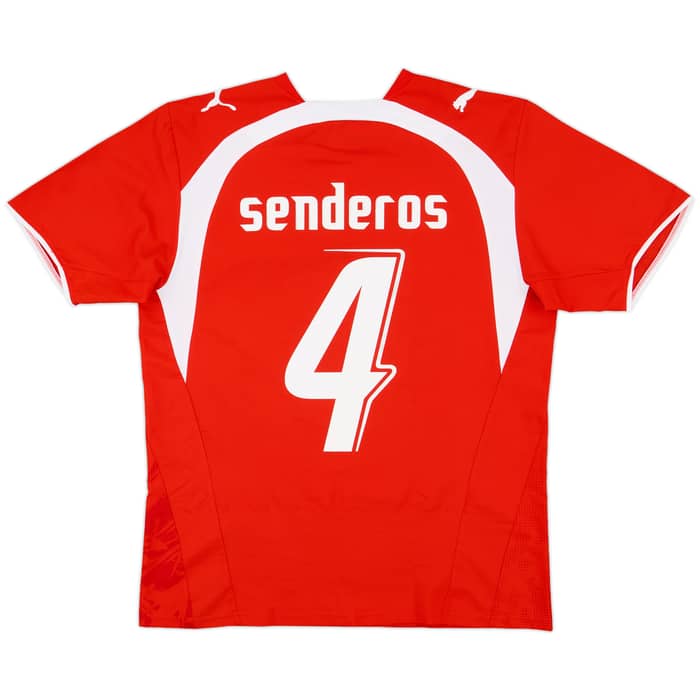 2006-08 Switzerland Home Shirt Senderos #4 - 8/10 - (M)