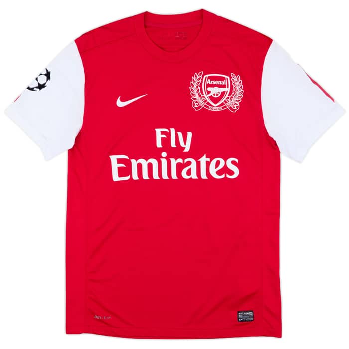 2011-12 Arsenal Home Shirt Arteta #8 - 8/10 - (M)