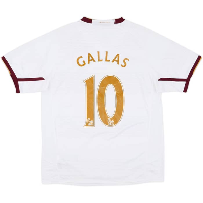 2007-08 Arsenal Away Shirt Gallas #10 - 6/10 - (M)
