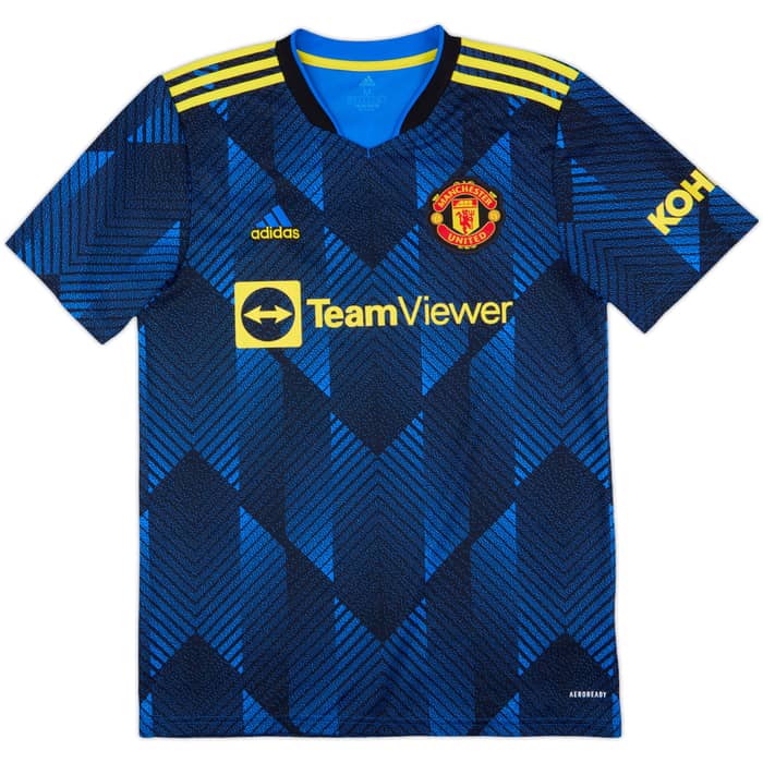 2021-22 Manchester United Third Shirt B.Fernandes #18 - 10/10 - (M)