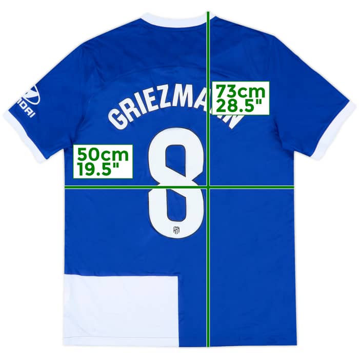 2023-24 Atletico Madrid Away Shirt Griezmann #8 (L)