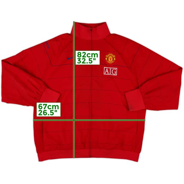 2008-09 Manchester United Nike Track Jacket - 8/10 - (XXL)