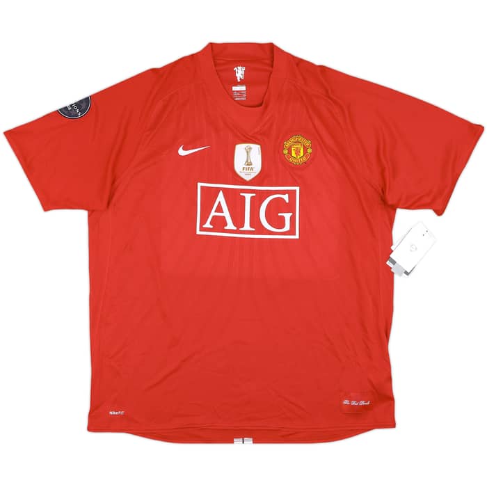 2007-09 Manchester United Home Shirt Rooney #10 (XXL)