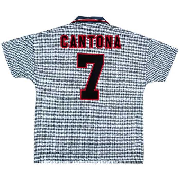 1995-96 Manchester United Away Shirt Cantona #7 - 9/10 - (XL)