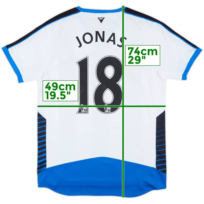 2015-16 Newcastle Home Shirt Jonas #18 - 8/10 - (M)