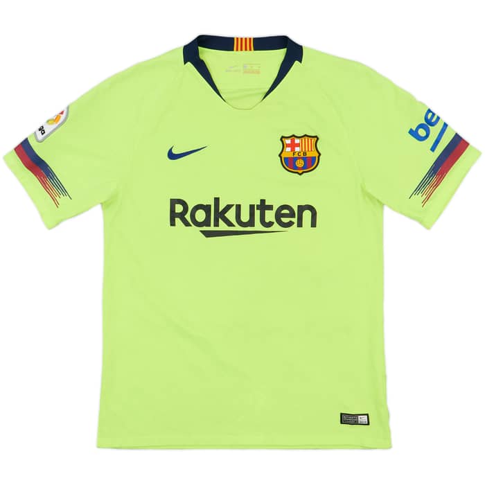 2018-19 Barcelona Away Shirt Messi #10 - 6/10 - (M)