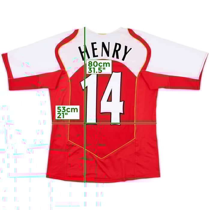 2004-05 Arsenal Home Shirt Henry #14 - 10/10 - (M)