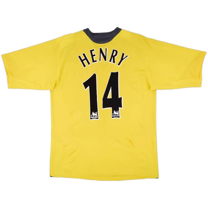 2005-06 Arsenal Away Shirt Henry #14 - 6/10 - (L)