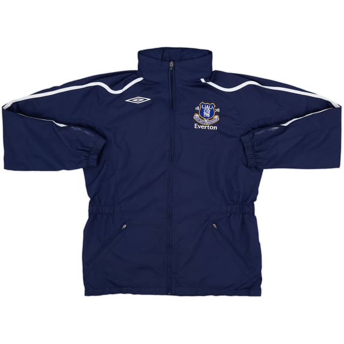 2007-08 Everton Umbro Hooded Rain Jacket - 7/10 - (M)